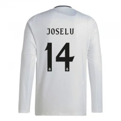 Maillot de Foot Real Madrid Joselu #14 2024-25 Domicile Homme Manches Longues