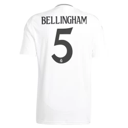 Maillot de Foot Real Madrid Jude Bellingham #5 2024-25 Domicile Homme