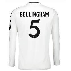 Maillot de Foot Real Madrid Jude Bellingham #5 2024-25 HP Domicile Homme Manches Longues