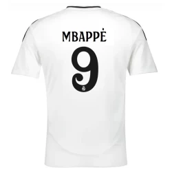 Maillot de Foot Real Madrid Kylian Mbappé #9 2024-25 Domicile Homme