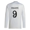 Maillot de Foot Real Madrid Mbappe #9 2024-25 Domicile Homme Manches Longues