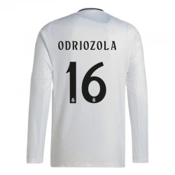 Maillot de Foot Real Madrid Odriozola #16 2024-25 Domicile Homme Manches Longues