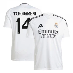 Maillot de Foot Real Madrid Tchouameni #14 2024-25 Domicile Homme