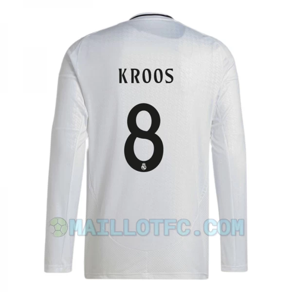 Maillot de Foot Real Madrid Toni Kroos #8 2024-25 Domicile Homme Manches Longues