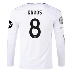 Maillot de Foot Real Madrid Toni Kroos #8 2024-25 HP Domicile Homme Manches Longues