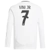 Maillot de Foot Real Madrid Vinicius Junior #7 2024-25 Domicile Homme Manches Longues