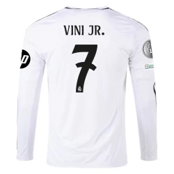 Maillot de Foot Real Madrid Vinicius Junior #7 2024-25 HP Domicile Homme Manches Longues