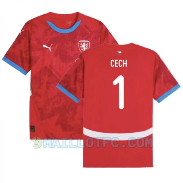 Maillot de Foot République Tchèque Cech #1 Euro 2024 Domicile Homme