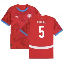 Maillot de Foot République Tchèque Coufal #5 Euro 2024 Domicile Homme