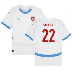 Maillot de Foot République Tchèque Soucek #22 Euro 2024 Extérieur Homme