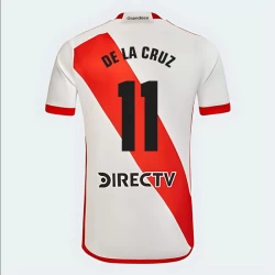 Maillot de Foot River Plate De La Cruz #11 2023-24 Domicile Homme