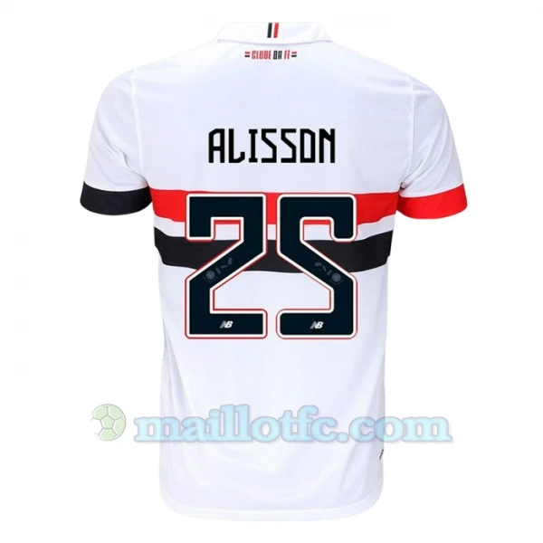 Maillot de Foot São Paulo FC Alisson #25 2024-25 Domicile Homme