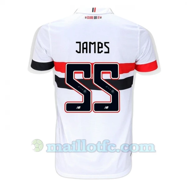 Maillot de Foot São Paulo FC James Rodriguez #55 2024-25 Domicile Homme