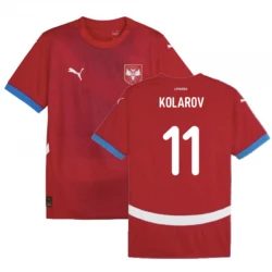 Maillot de Foot Serbie Kolarov #11 Euro 2024 Domicile Homme