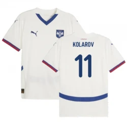 Maillot de Foot Serbie Kolarov #11 Euro 2024 Extérieur Homme