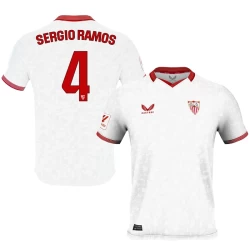 Maillot de Foot Séville FC Sergio Ramos #4 2023-24 Domicile Homme