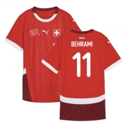 Maillot de Foot Suisse Behrami #11 Euro 2024 Domicile Homme