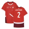 Maillot de Foot Suisse Lichsteiner #2 Euro 2024 Domicile Homme