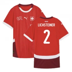 Maillot de Foot Suisse Lichsteiner #2 Euro 2024 Domicile Homme