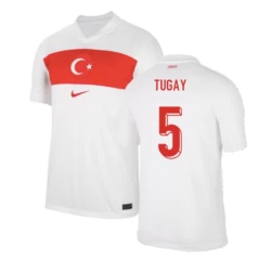 Maillot de Foot Turquie Tugay #5 Euro 2024 Domicile Homme