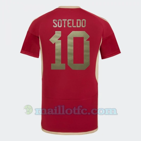 Maillot de Foot Venezuela Soteldo #10 Copa America 2024 Domicile Homme