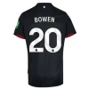 Maillot de Foot West Ham United 2024-25 Bowen #20 Extérieur Homme