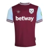 Maillot de Foot West Ham United Ward-Prowse #7 2024-25 Domicile Homme