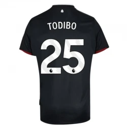 Maillot de Foot West Ham United 2024-25 Todibo #25 Extérieur Homme