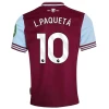 Maillot de Foot West Ham United L.Paqueta #10 2024-25 Domicile Homme