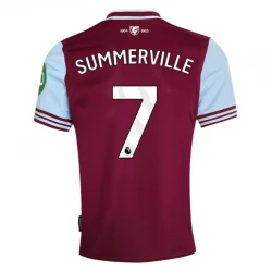 Maillot de Foot West Ham United Summerville #7 2024-25 Domicile Homme