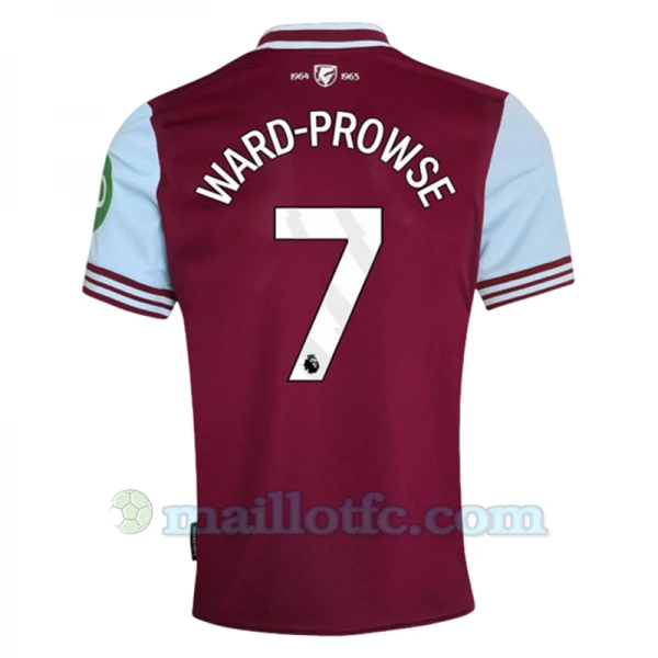 Maillot de Foot West Ham United Ward-Prowse #7 2024-25 Domicile Homme