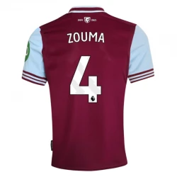 Maillot de Foot West Ham United Zouma #4 2024-25 Domicile Homme