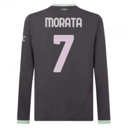 Maillot Equipe Foot AC Milan Alvaro Morata #7 2024-25 Third Homme Manches Longues