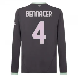 Maillot Equipe Foot AC Milan Bennacer #4 2024-25 Third Homme Manches Longues