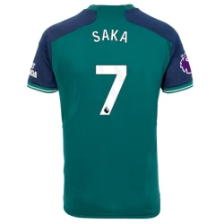 Maillot Equipe Foot Arsenal FC Bukayo Saka #7 2023-24 Third Homme