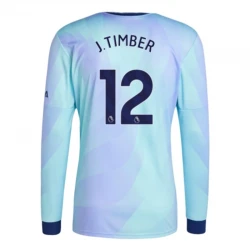 Maillot Equipe Foot Arsenal FC J.Timber #12 2024-25 Third Homme Manches Longues