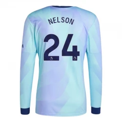 Maillot Equipe Foot Arsenal FC Nelson #24 2024-25 Third Homme Manches Longues