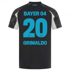 Maillot Equipe Foot Bayer 04 Leverkusen Grimaldo #20 2024-25 Third Homme