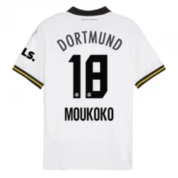 Maillot Equipe Foot BVB Borussia Dortmund Moukoko #18 2024-25 Third Homme