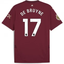 Maillot Equipe Foot Manchester City Kevin De Bruyne #17 2024-25 Third Homme