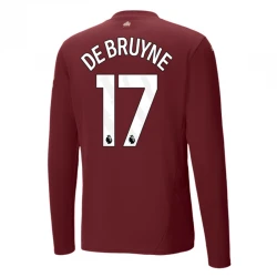 Maillot Equipe Foot Manchester City Kevin De Bruyne #17 2024-25 Third Homme Manches Longues