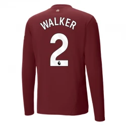 Maillot Equipe Foot Manchester City Kyle Walker #2 2024-25 Third Homme Manches Longues