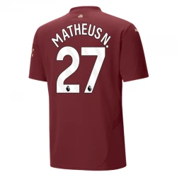 Maillot Equipe Foot Manchester City Matheus N. #27 2024-25 Third Homme