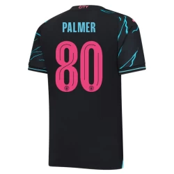 Maillot Equipe Foot Manchester City Palmer #80 2023-24 UCL Third Homme