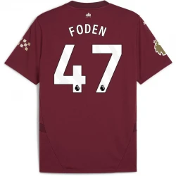 Maillot Equipe Foot Manchester City Phil Foden #47 2024-25 Third Homme