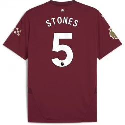 Maillot Equipe Foot Manchester City Stones #5 2024-25 Third Homme