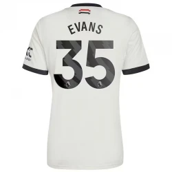 Maillot Equipe Foot Manchester United Evans #35 2024-25 Third Homme