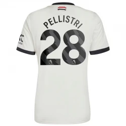 Maillot Equipe Foot Manchester United Pellistri #28 2024-25 Third Homme