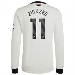 Maillot Equipe Foot Manchester United Zirkzee #11 2024-25 Third Homme Manches Longues