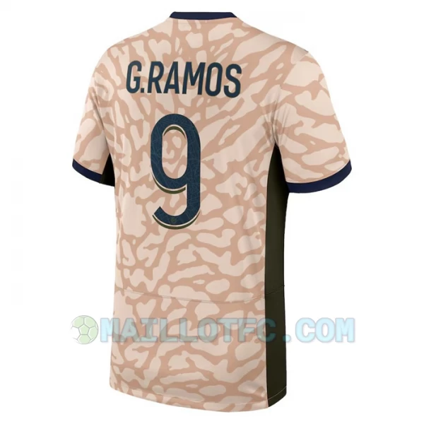 Maillot Equipe Foot Paris Saint-Germain PSG G. Ramos #9 2024-25 Fourth Homme